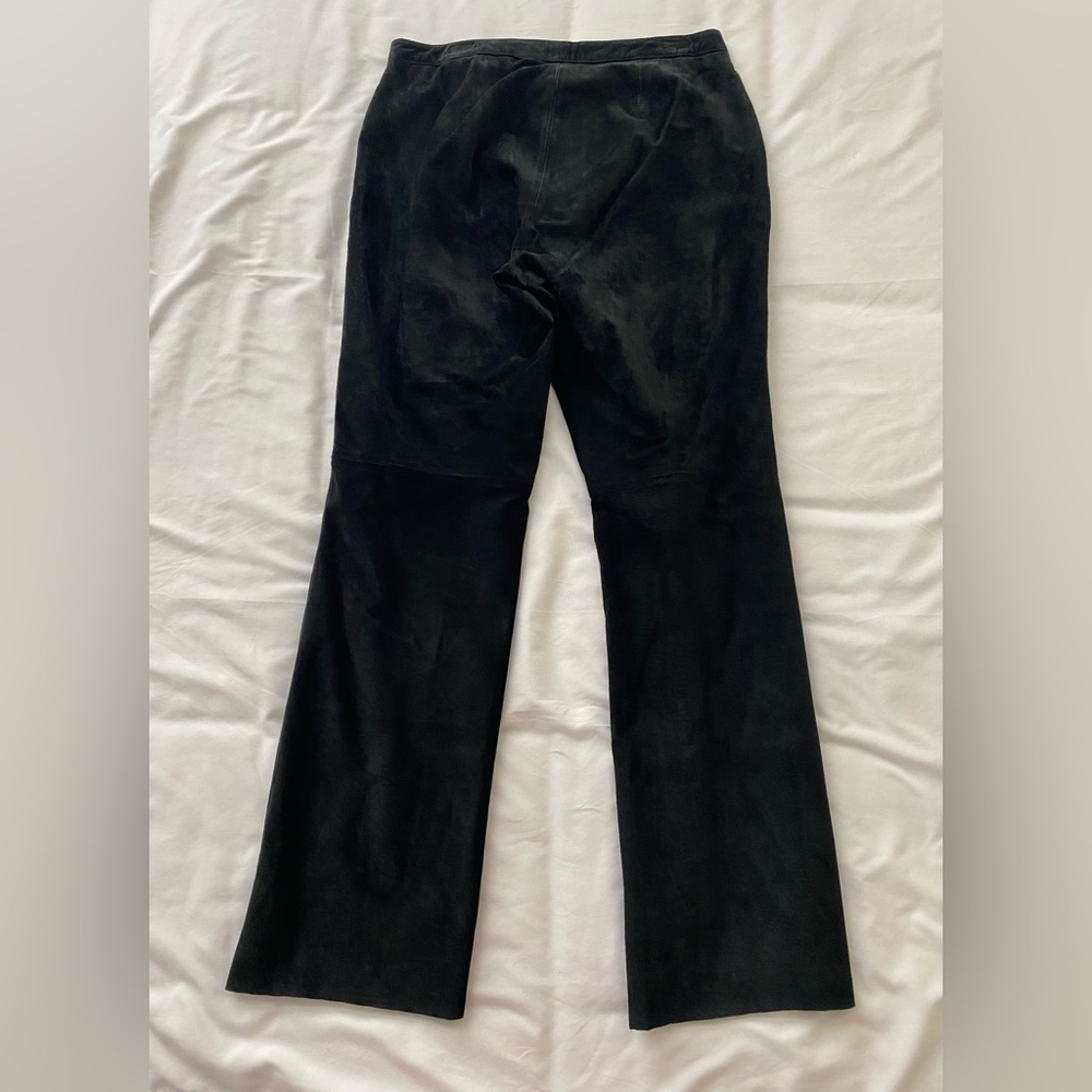 INC Black Leather Pants. Size 12 - Picture 7 of 7
